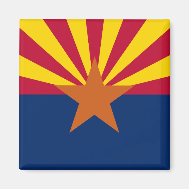 Flag Magnet für Arizona (Vorne)