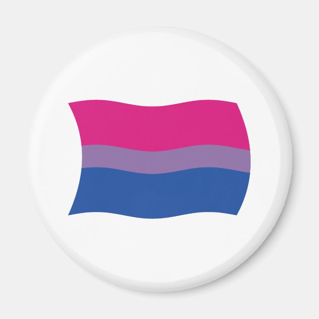 Flag-Magnet für Bisexual-Stolz Magnet (Vorne)