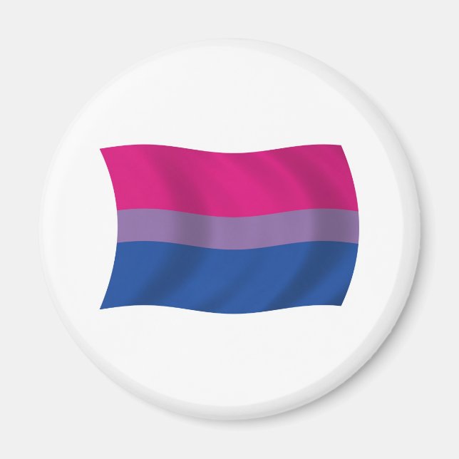 Flag-Magnet für Bisexual-Stolz Magnet (Vorne)