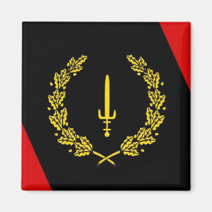 Flag Magnet für das Schwarze Amerikanische Erbe