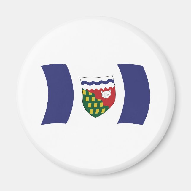 Flag Magnet für die Nordwestgebiete (Vorne)