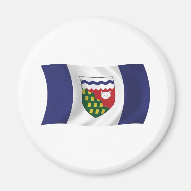 Flag Magnet für die Nordwestgebiete (Vorne)
