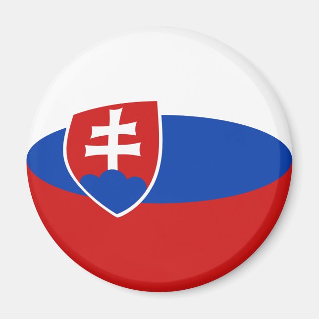 Flag Magnet für die Slowakei (Vorne)