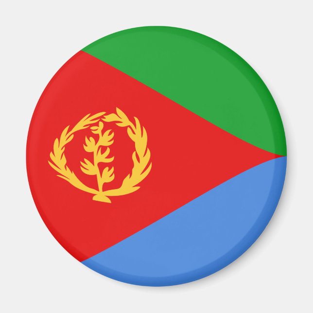 Flag Magnet für Eritrea (Vorne)
