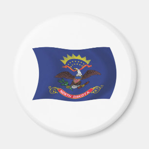 Flag Magnet für Nord-Dakota