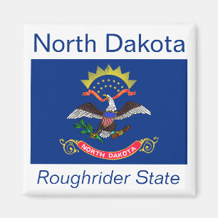 Flag Magnet für Nord-Dakota