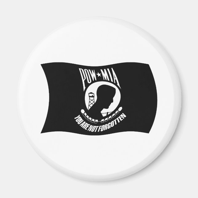 Flag Magnet für POW & MIA (Vorne)