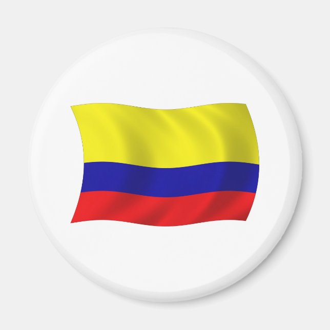 Flag Magnet Kolumbien (Vorne)