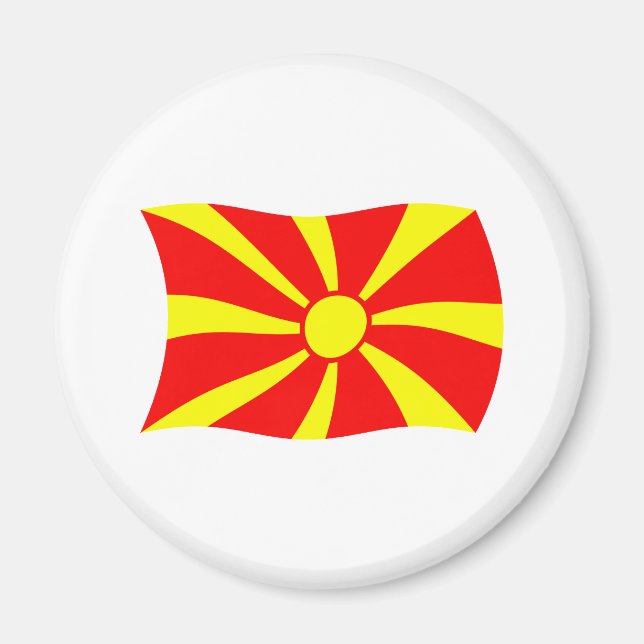 Flag Magnet Mazedonien (Vorne)