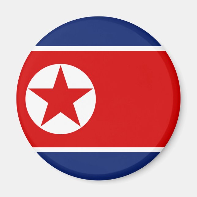 Flag Magnet Nordkorea (Vorne)