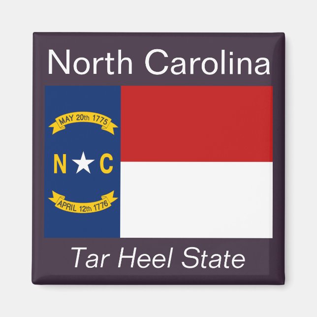 Flag Magnet North Carolina (Vorne)