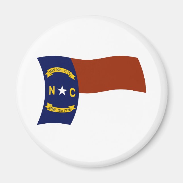Flag Magnet North Carolina (Vorne)