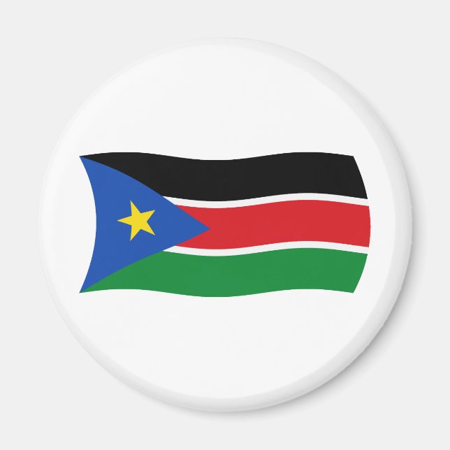 Flag Magnet Südsudan (Vorne)