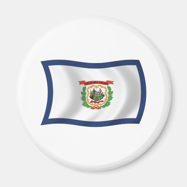 Flag Magnet West Virginia (Vorne)