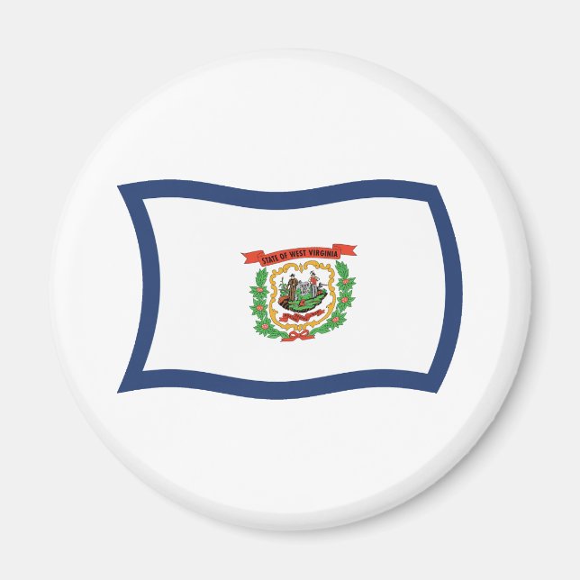 Flag Magnet West Virginia (Vorne)