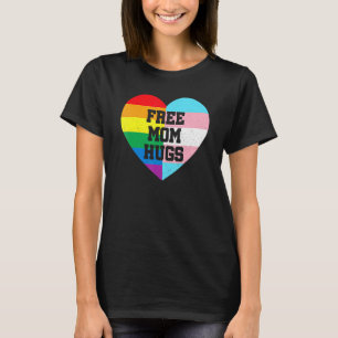 Flag "Mama Hugs Gay Pride Transgender Rainbow" 1 T-Shirt