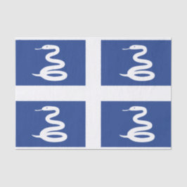 Flag Martinique Tissue Paper Seidenpapier