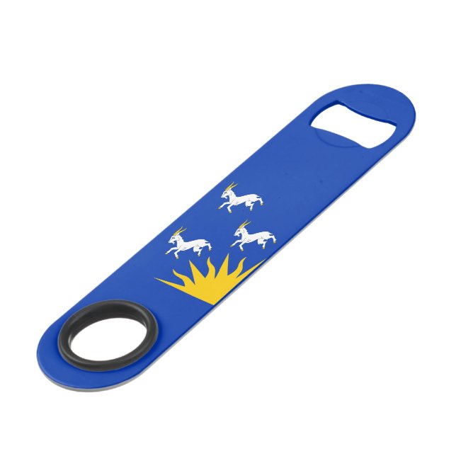 Flag Merionethshire Bar Key (Vorderseite Schrägansicht)