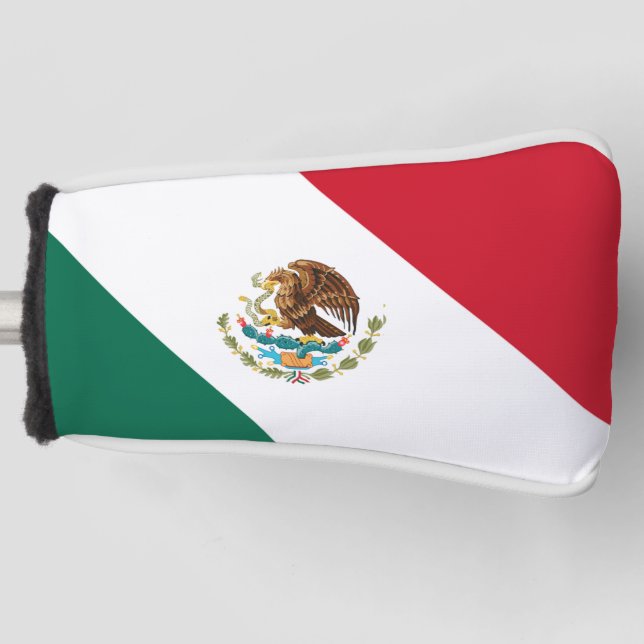 Flag Mexico Golf Head Cover Headcover (Vorderseite)
