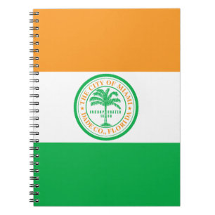 Flag Miami, Florida-Notebook Notizblock