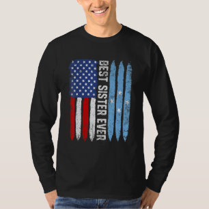 Flag Mikronesia Flag Beste Schwester aller Zeiten T-Shirt