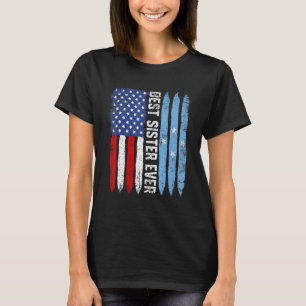 Flag Mikronesia Flag Beste Schwester aller Zeiten T-Shirt