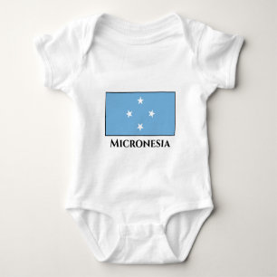 Flag Mikronesien Baby Strampler