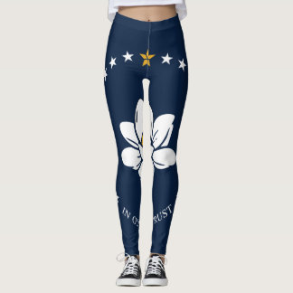 Flag Mississippi - Neue Magnolienflagge Leggings