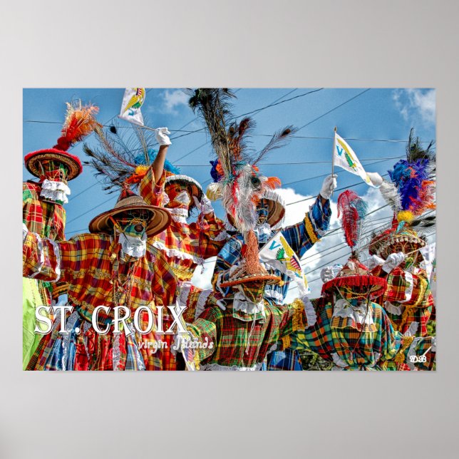 Flag Moko Jumbies St. Croix VI Poster (Vorne)