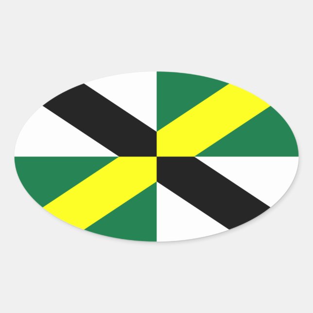 Flag Monterey, Kalifornien-Oval-Aufkleber Ovaler Aufkleber (Vorderseite)