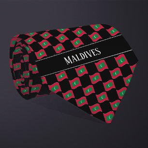Flag-Muster für Wavy Maldives Krawatte