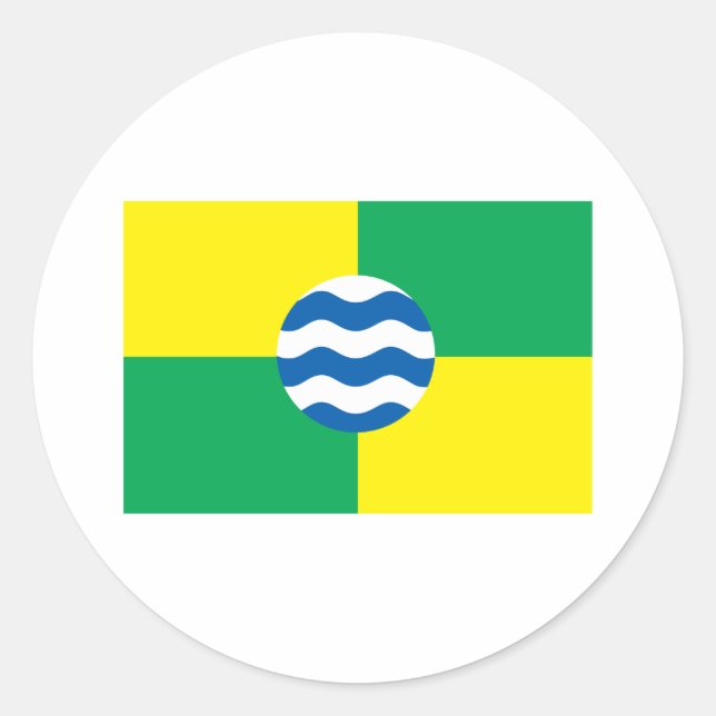 Flag Nairobi Runder Aufkleber (Vorderseite)