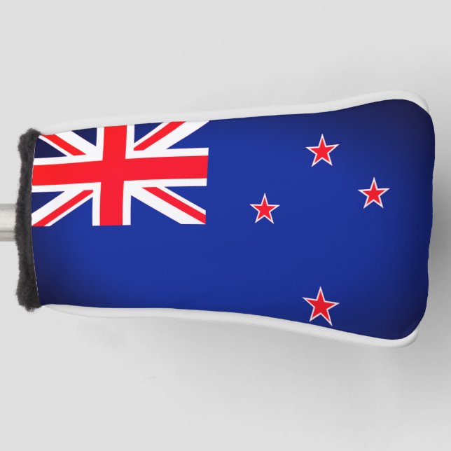 Flag Neuseeland Golf Head Cover Golf Headcover (Vorderseite)