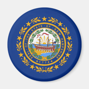 Flag New Hampshire Magnet