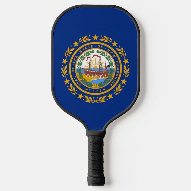 Flag New Hampshire Pickleball Schläger (Vorderseite)