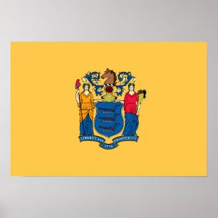 Flag New Jersey Poster