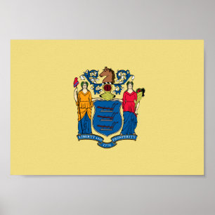 Flag New Jersey Poster
