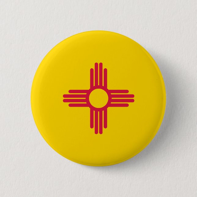 Flag New Mexico Button (Vorderseite)