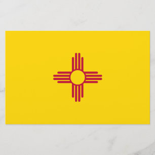 Flag New Mexico (US-Staat) Briefpapier