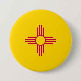Flag New Mexico (US-Staat) Button