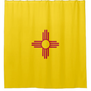 Flag New Mexico (US-Staat) Duschvorhang