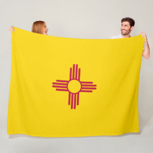 Flag New Mexico (US-Staat) Fleecedecke