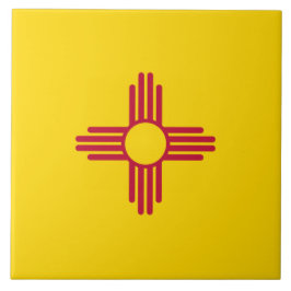 Flag New Mexico (US-Staat) Fliese