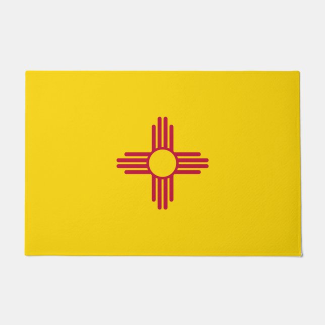 Flag New Mexico (US-Staat) Fußmatte (Vorderseite)