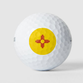Flag New Mexico (US-Staat) Golfball