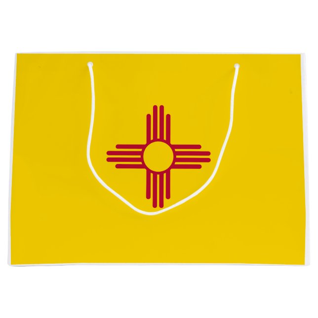 Flag New Mexico (US-Staat) Große Geschenktüte (Vorderseite)