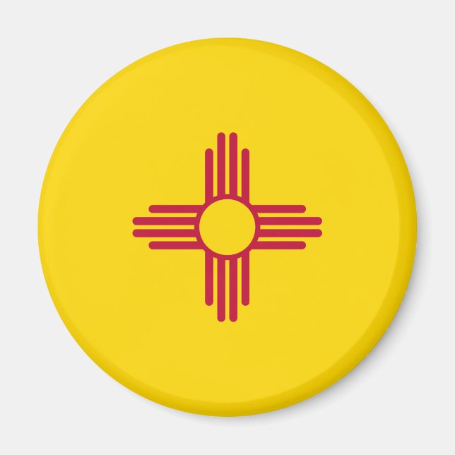Flag New Mexico (US-Staat) Magnet (Vorne)