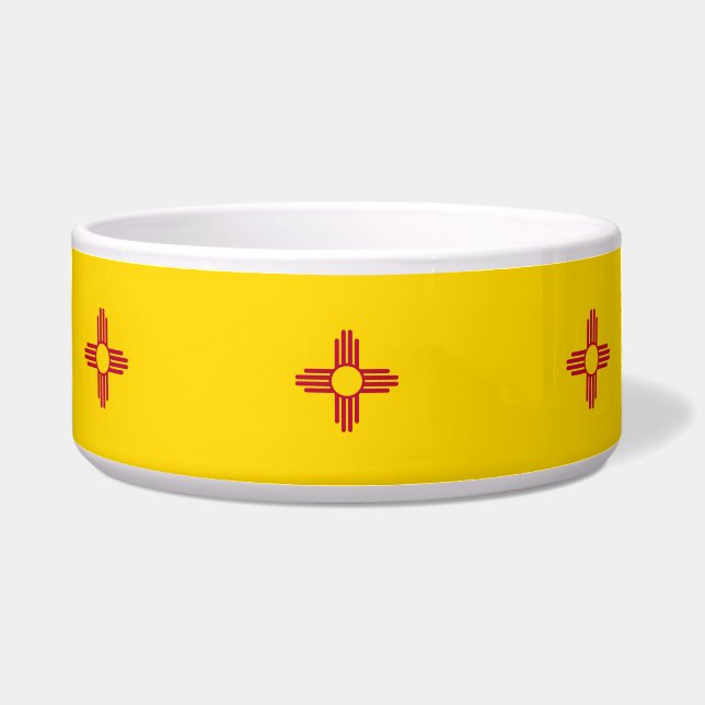Flag New Mexico (US-Staat) Napf (Vorderseite)