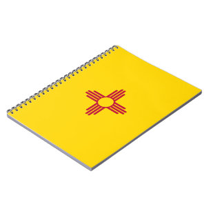 Flag New Mexico (US-Staat) Notizblock
