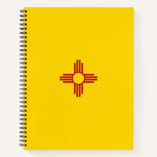 Flag New Mexico (US-Staat) Notizbuch